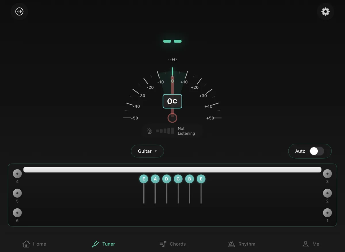 TriTune 调音器界面预览